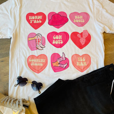 Cowboy Hearts Wholesale Tee