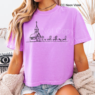 It is Well with my Soul Single Color Screen I36