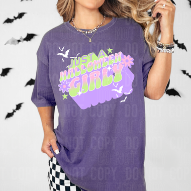 Just a Halloween Girly DTF Transfer (SBBB)