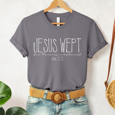 Jesus Wept DTF Transfer (SDD)