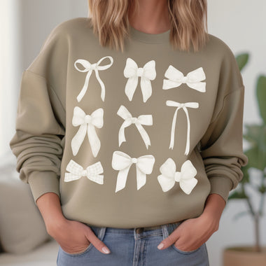 Coquette Vanilla Bows Wholesale Sweatshirt