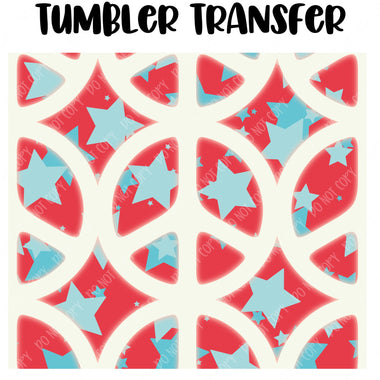 Peace Tumbler Seamless Sublimation Transfer