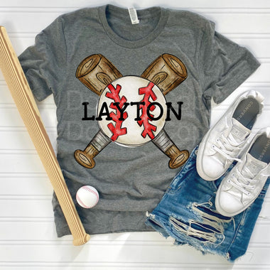 Personalized baseball Large Size DTF Transfer