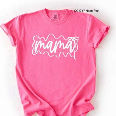 Mama w/White Ribbon Single Color Screen P51