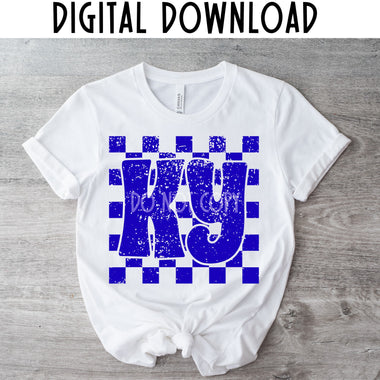 Kentucky State Checkered Digital Download MS