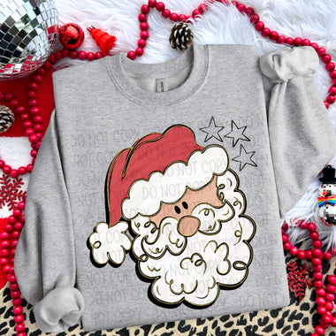 Merry Santa DTF Transfer