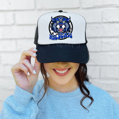 Wildcats Mascot Mesh Back Trucker Hat
