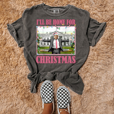 I'll Be Home for Christmas Lights Trump Wholesale Tee