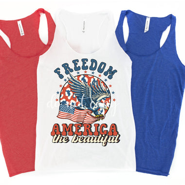 Freedom Eagle Screen Print High Heat Transfer S3