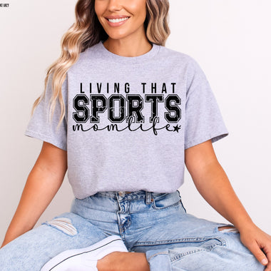 Sports Mom Life Screen Print Transfer T108