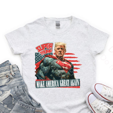 Super Trump Screen Print High Heat Transfer Q39