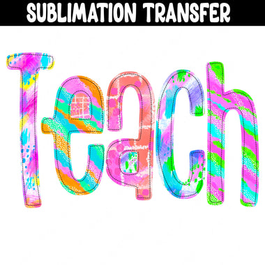 Teach Sublimation Transfer