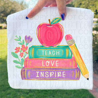 Teach Love Inspire DTF Transfer (UAC)
