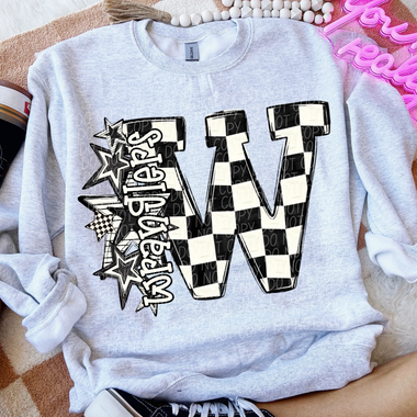 Wranglers Big Check Mascot DTF Transfer (CS)