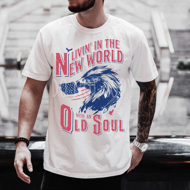 New World Old Soul Screen Print High Heat Transfer U37