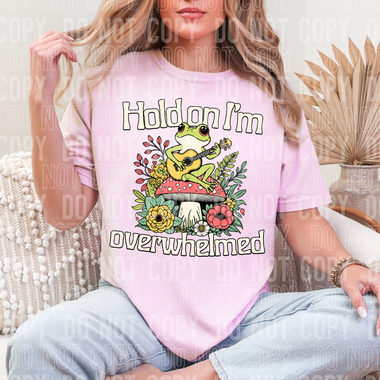 Hold On I'm Overwhelmed DTF Transfer (SBBB)