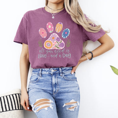 All You Need is Love and A Dog #1 DTF Transfer