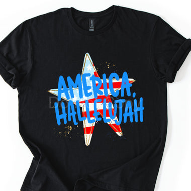 America Hallelujah DTF Transfer (CC)