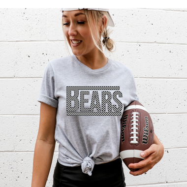 Bears Checkered DTF Transfer