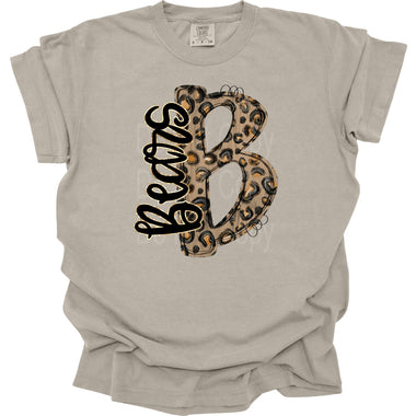 Bears Leopard Initial DTF Transfer (KI)
