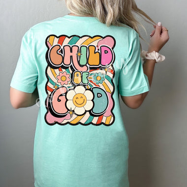 Child Of God Adult and Toddler Screen Print High Heat Transfer