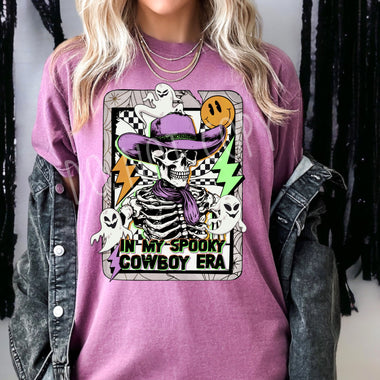 Spooky Cowboy Era Screen Print High Heat Transfer S25