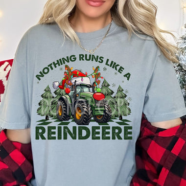 Nothing runs like a Reindeere Screen Print High Heat Transfer