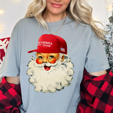 MAGA Santa Screen Print High Heat Transfer T136