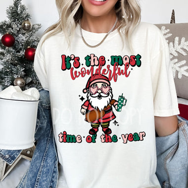 Most Wonderful Time of the Year Screen Print High Heat Transfer U71