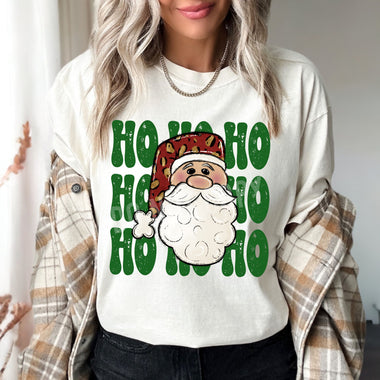 Ho Ho Ho Screen Print High Heat Transfer T96