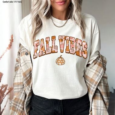 Fall Vibes Screen Print High Heat Transfer Z5