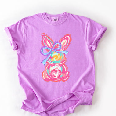 Colorful Bunny DTF Transfer