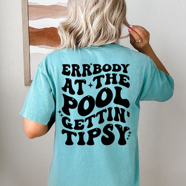 Errbody at the Pool Screen Print Transfer W4