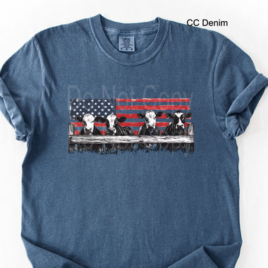 Cow Flag DTF Transfer