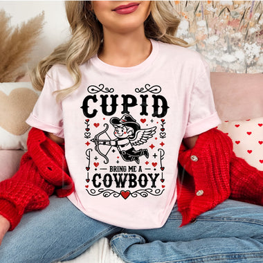 Cupid Bring me a Cowboy DTF Transfer