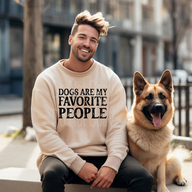 Dogs Are My Favorite People Single Color Screen R96
