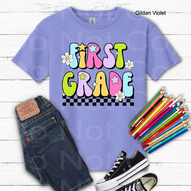 Pretty Colors First Grade DTF Transfer (E)