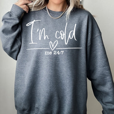 I'm Cold Screen Print Transfer J27
