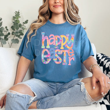 Happy Easter DTF Transfer