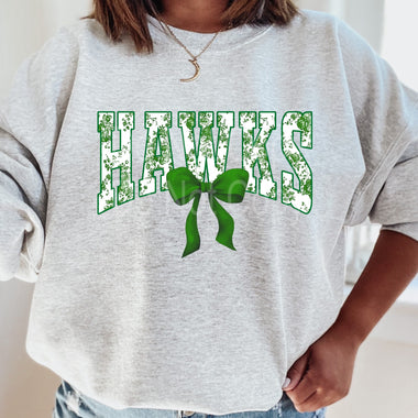 Hawks Green Toile DTF Transfer