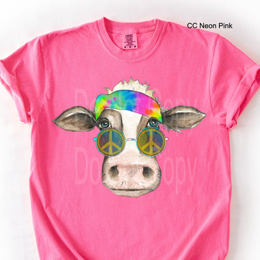 Hippie Heifer DTF Transfer