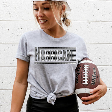 Hurricane Checkered DTF Transfer