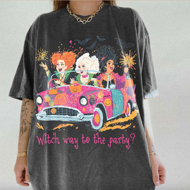 Witch Way to the Party Wholesale Tee