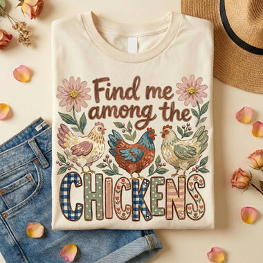 Find me among the Chickens Wholesale Tee