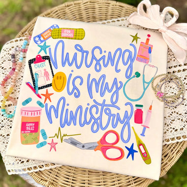 Nursing is my Ministry Wholesale Tee