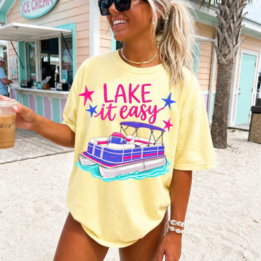 Lake it Easy Boat Wholesale Tee