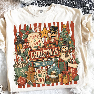 Christmas Collage Wholesale Tee
