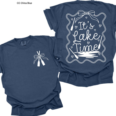 It's Lake Time Coquette Front and Back Single Color Screen V8