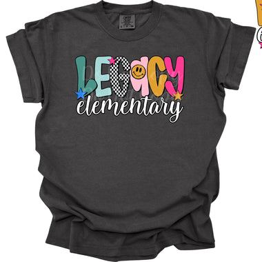 Legacy Elementary Mix Print Preppy Mascot DTF Transfer