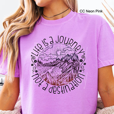 Life is a Journey DTF Transfer